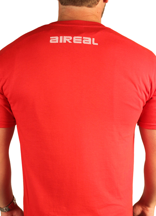 Philippines Digital Map Tee Shirt by AiReal Apparel in Red - Click Image to Close